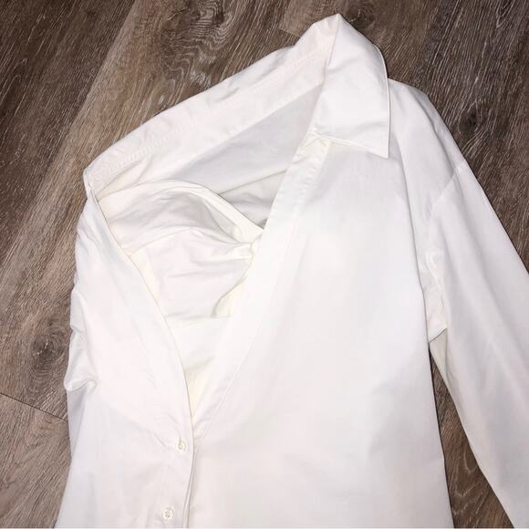 RTA Lana Asymmetric Constructed Corset Mini Shirt Dress 4 EUC - Picture 6 of 12